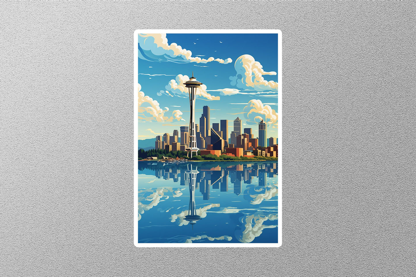 Wholesale Vintage Vancouver 5 Travel Sticker