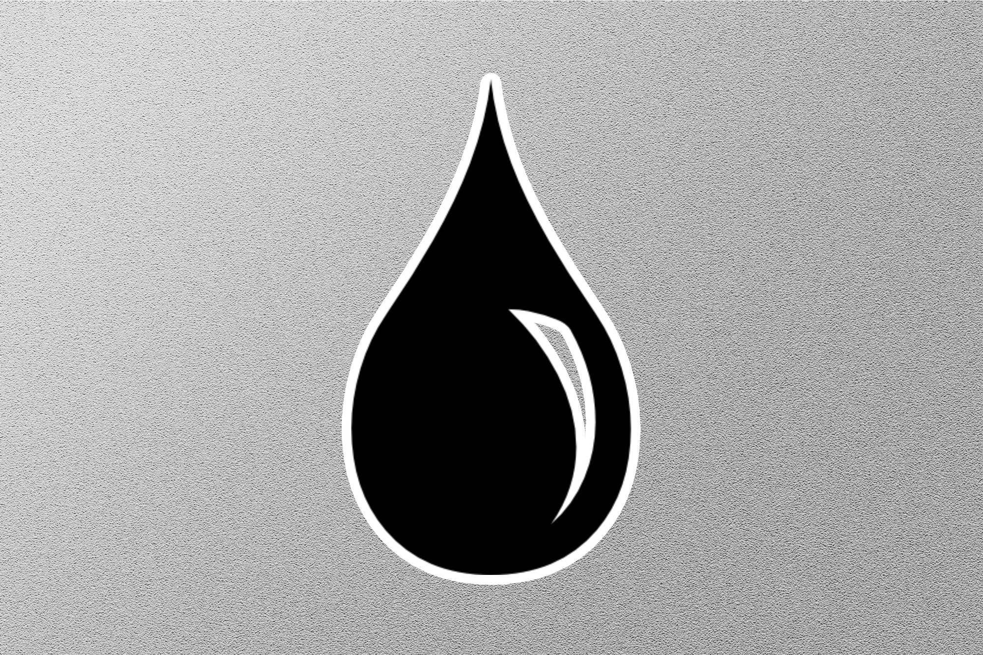 Water Drop Logo Sticker – GraffMerch.com