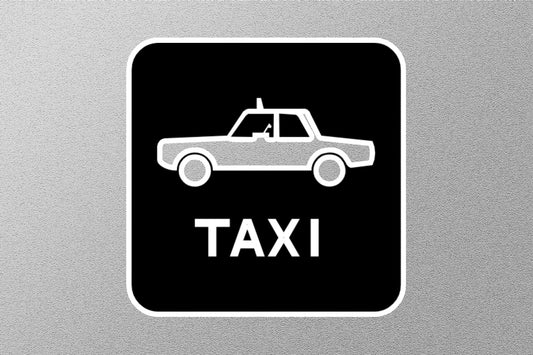 Taxi Sign Sticker