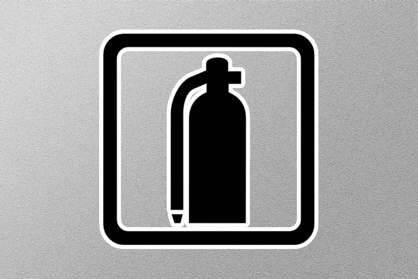 Fire Extinguisher Signal Sticker