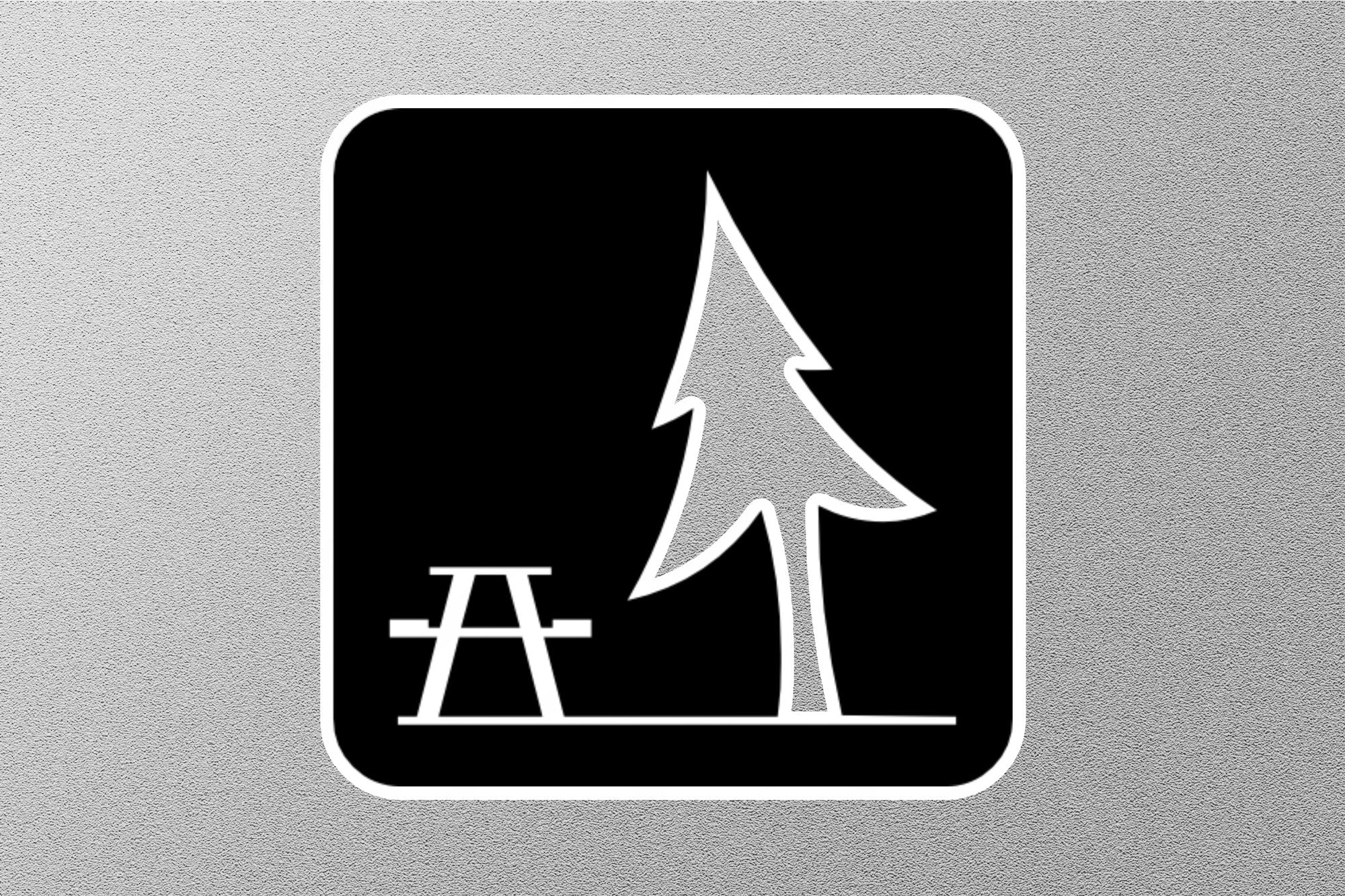 Wholesale Rest Area Symbol Sticker – GraffMerch.com