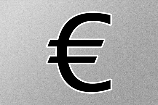 Euro Sign Icon Sticker