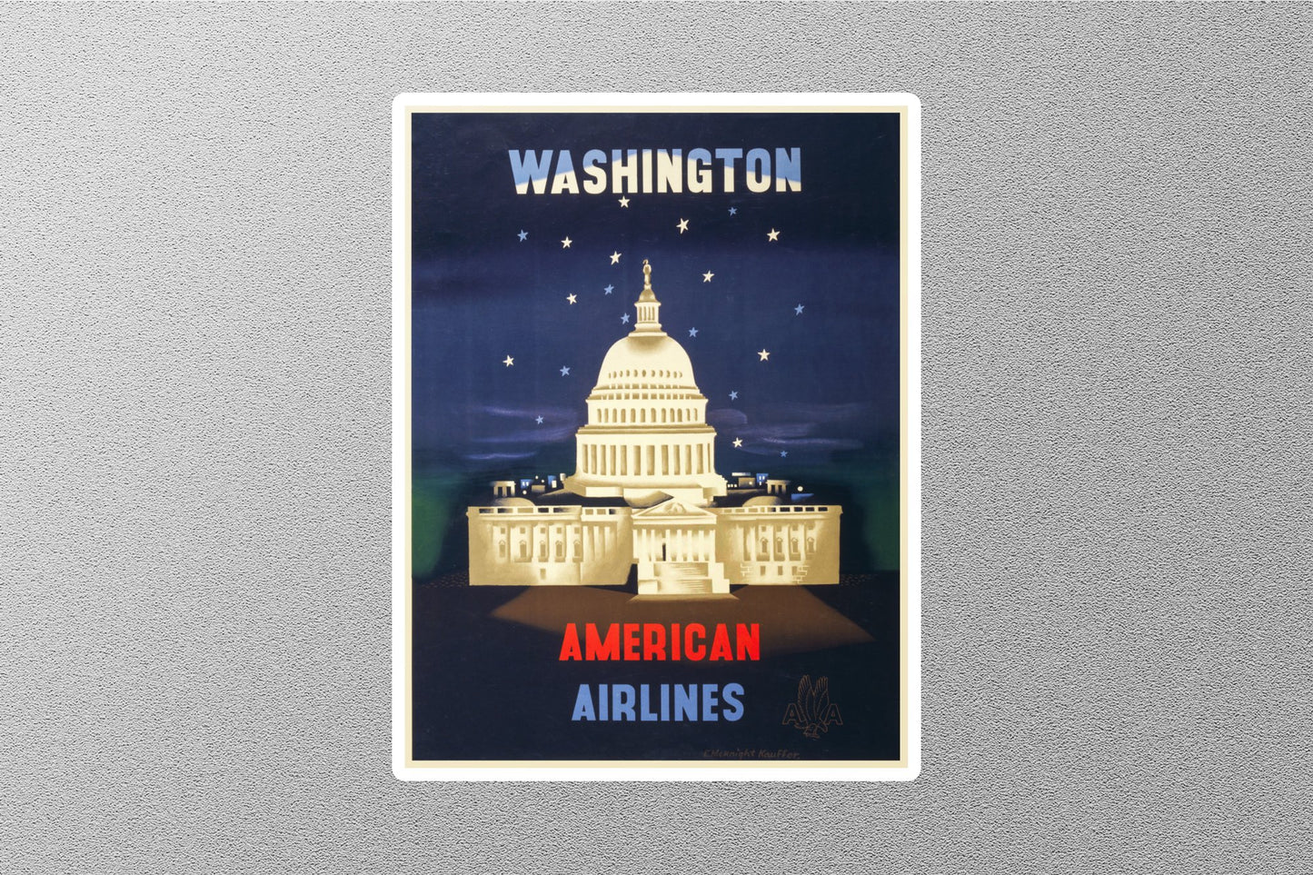 Wholesale Vintage Washington American Airline Travel Stickers