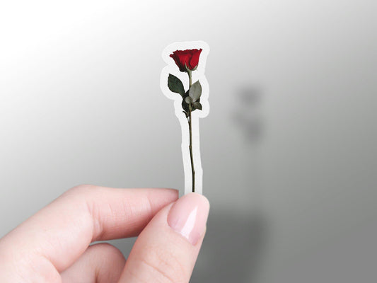 Wholesale Red Rose Sticker
