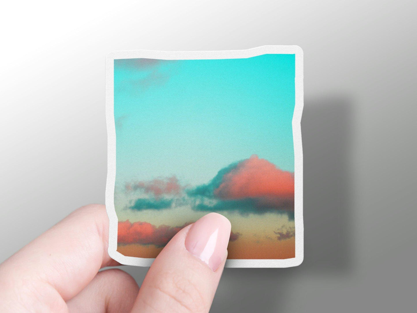 Colorful Cloudy Sky Sticker