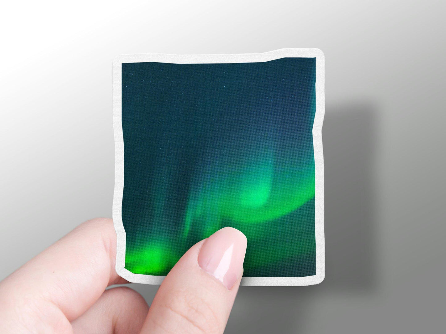 Gradient Green Sticker