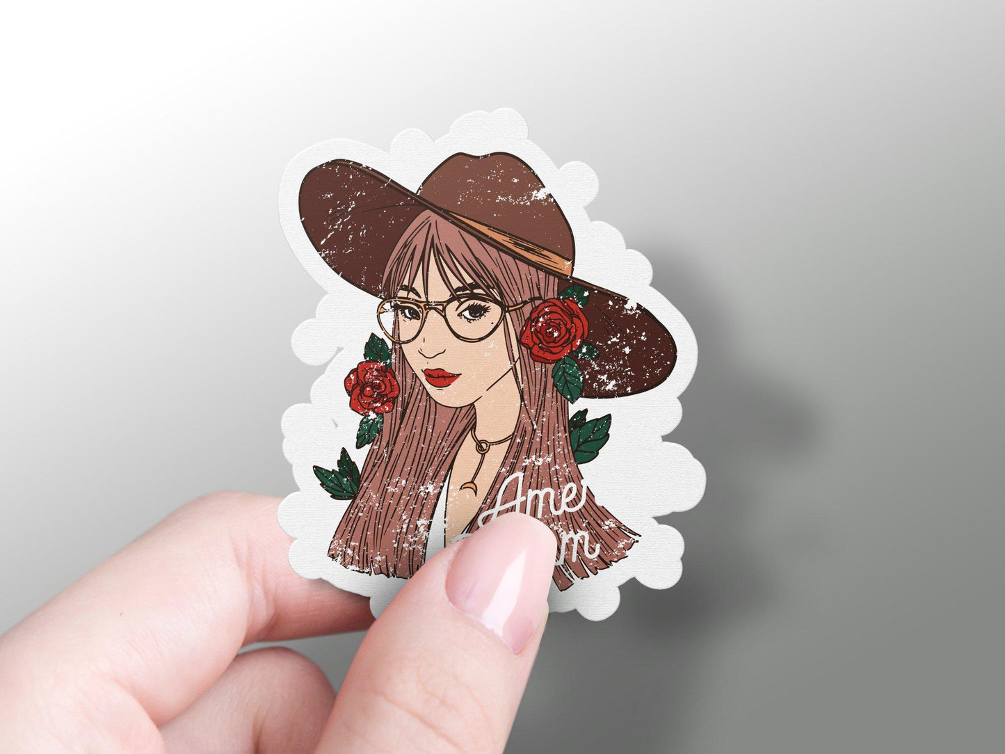 American Girl Sticker