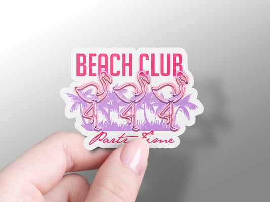 Beach Club Sticker