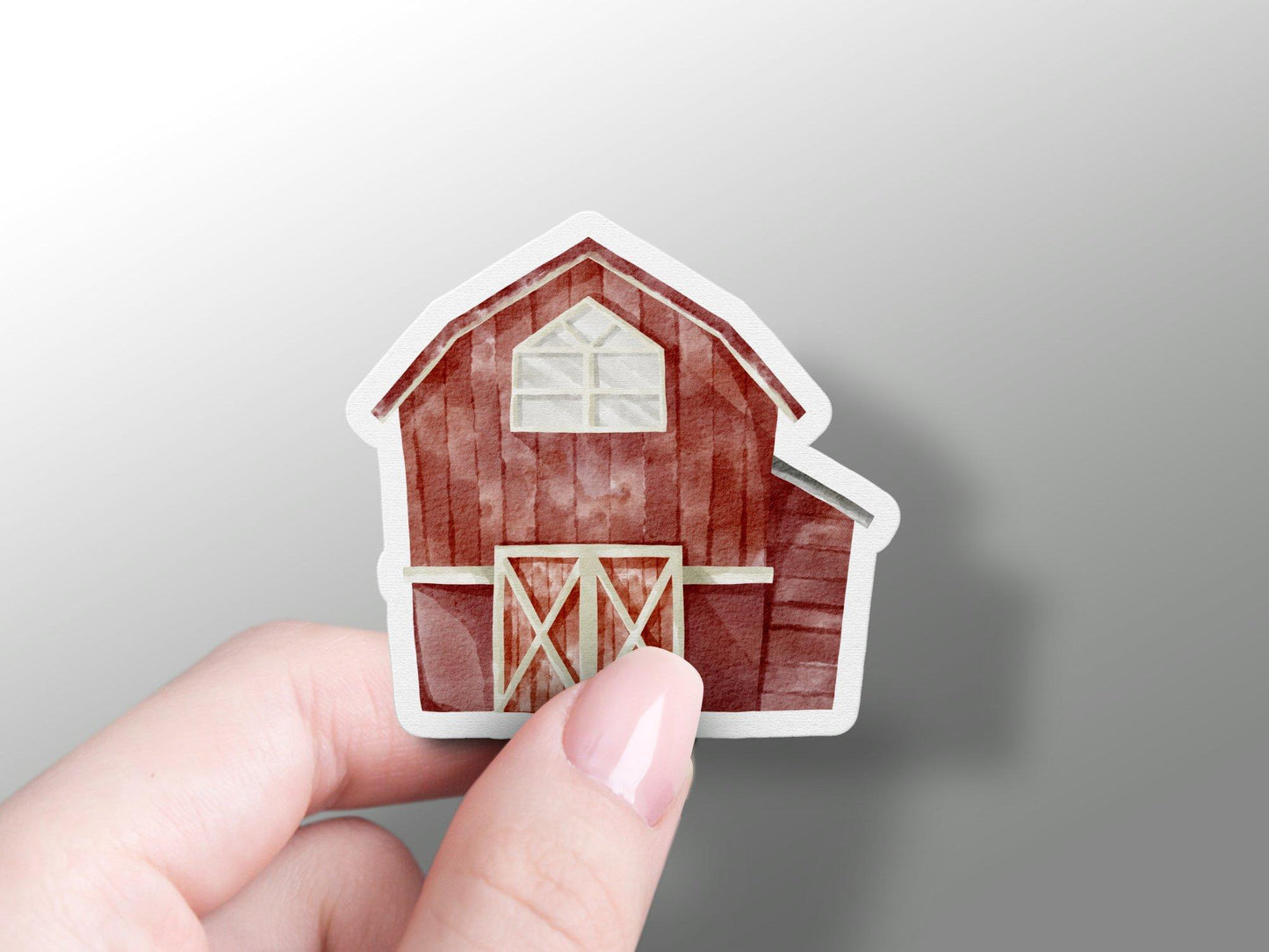 Farm Wood House Sticker