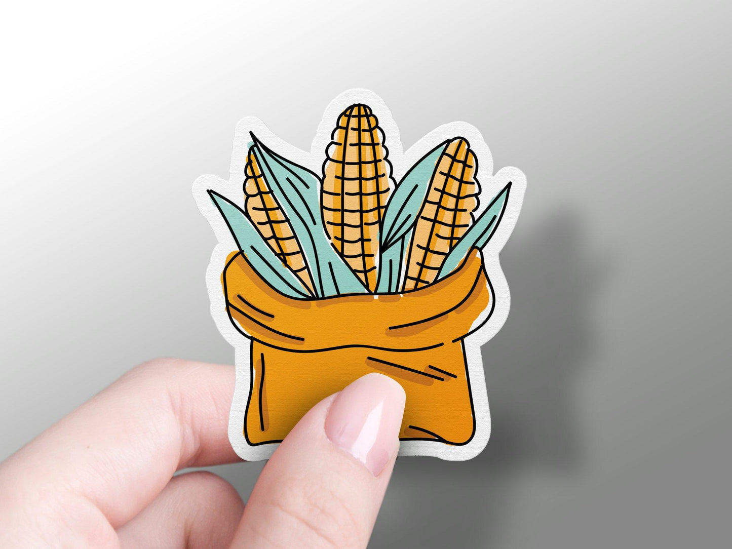 Corn Bag Sticker
