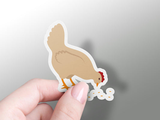 Wholesale Pecking Chicken Sticker