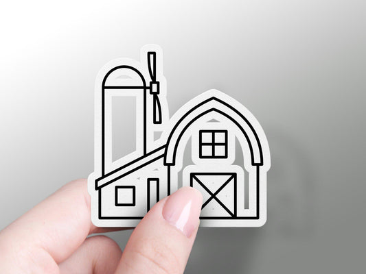 Wholesale Black And White House Sticker