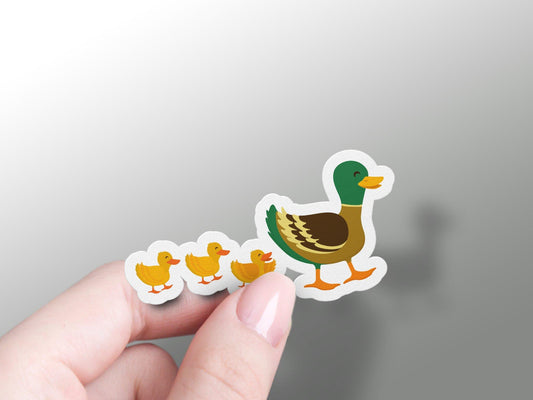 Wholesale Ducklings And Mother Duck Sticker
