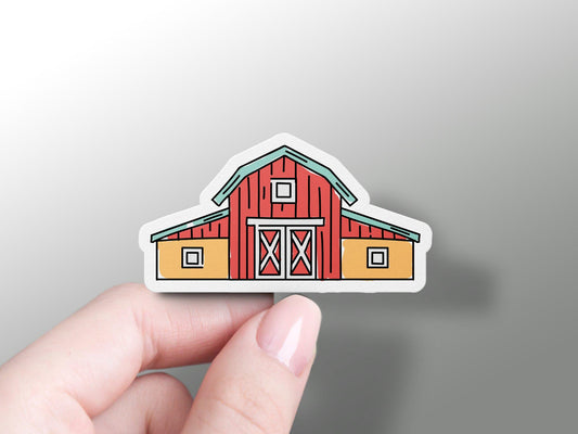 Wholesale Red Barn House Sticker