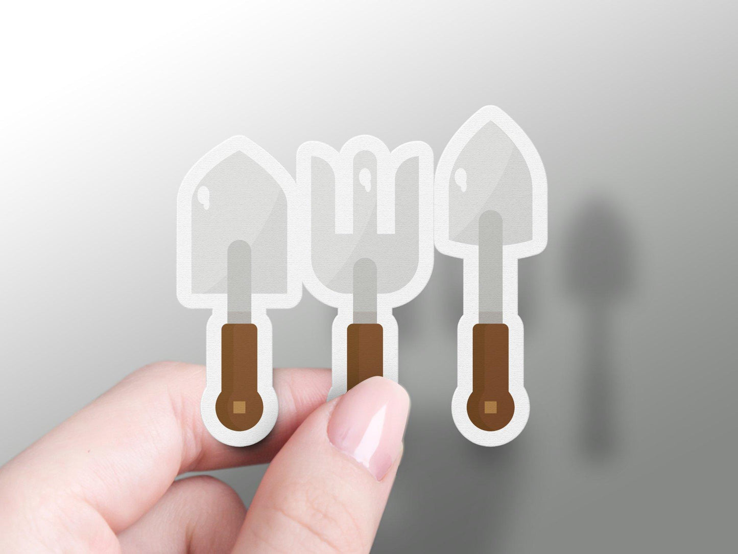 Spade, Shovel and Rake Sticker