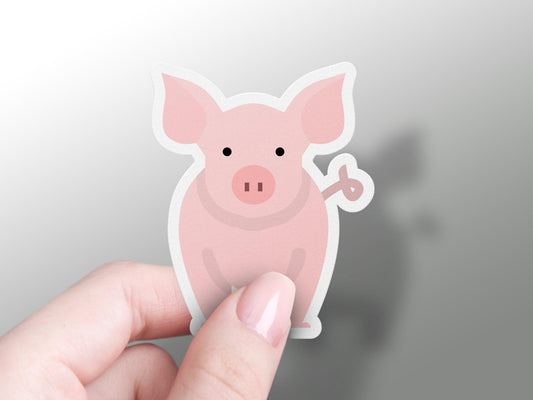 Wholesale Pink Pig Sticker