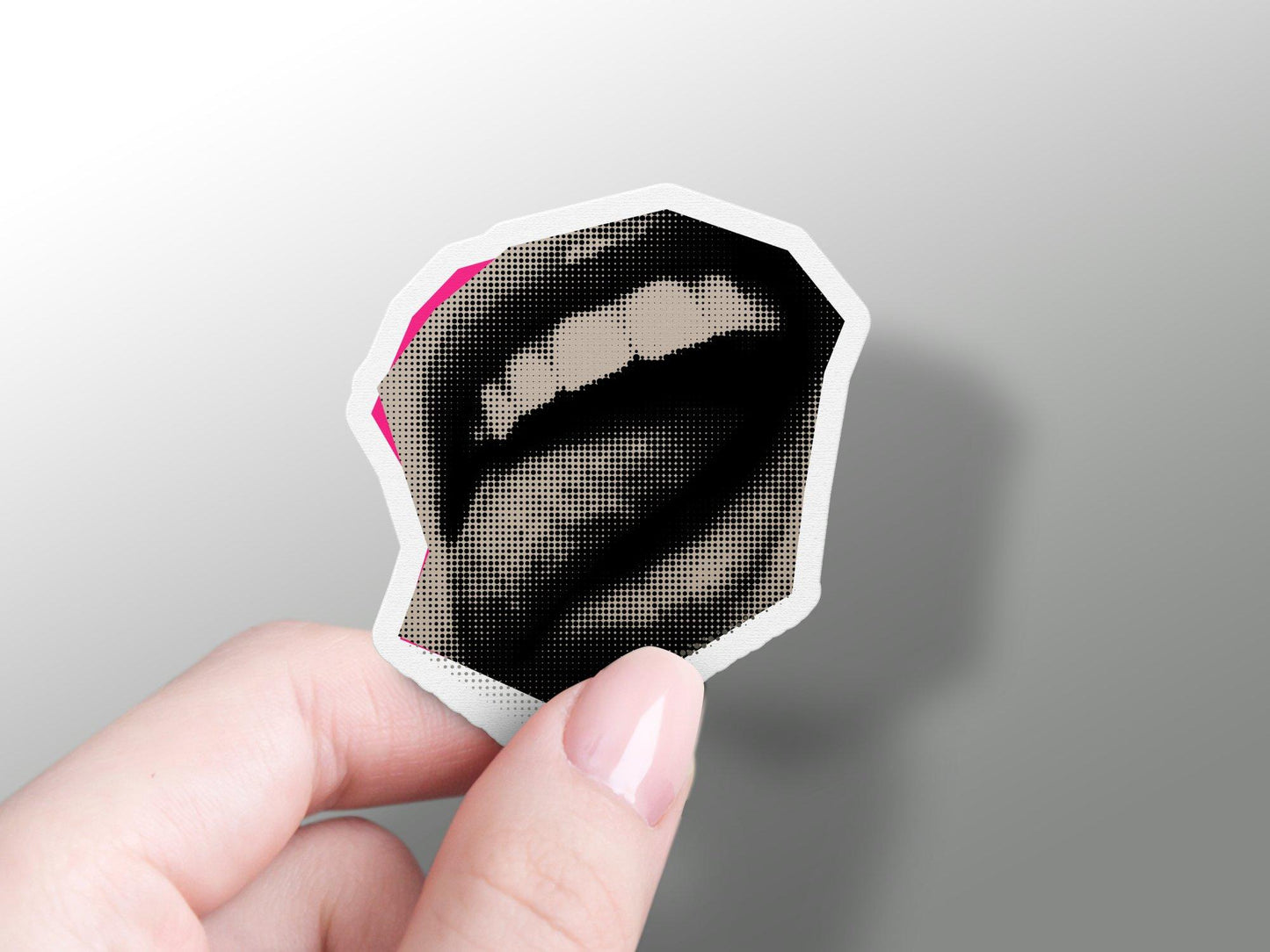 Retro Lips Sticker