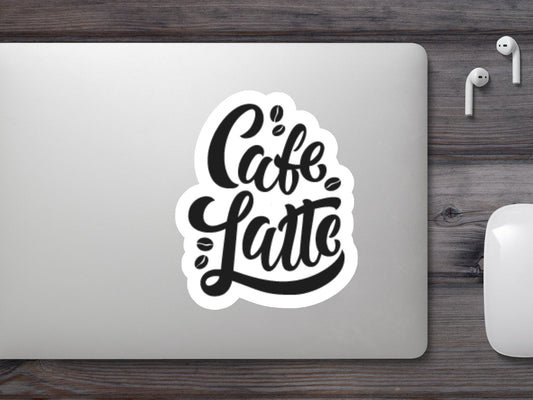 Wholesale Cafe Latte Sticker