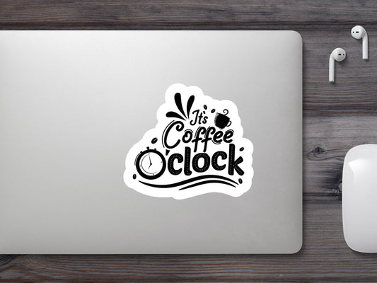 It's Coffee Clock Sticker