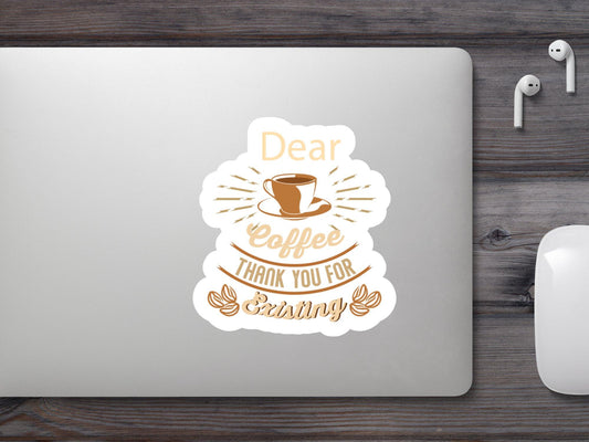 Dear Coffee Sticker