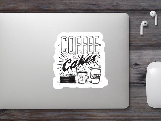 Coffee & Cake Sticker