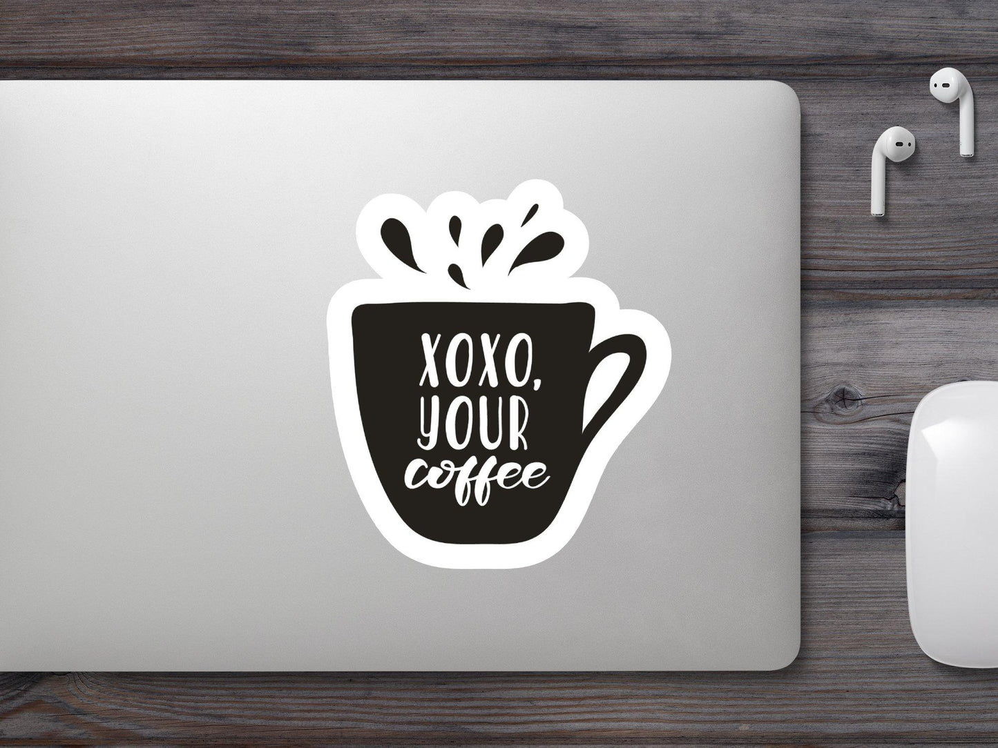 XOXO Your Coffee Sticker
