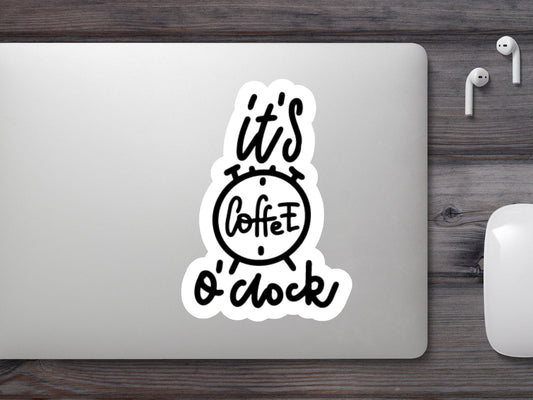 It's Coffee Clock Sticker