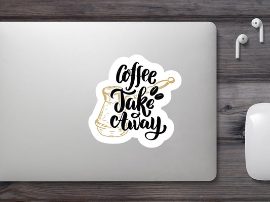 Coffee Take Away Sticker