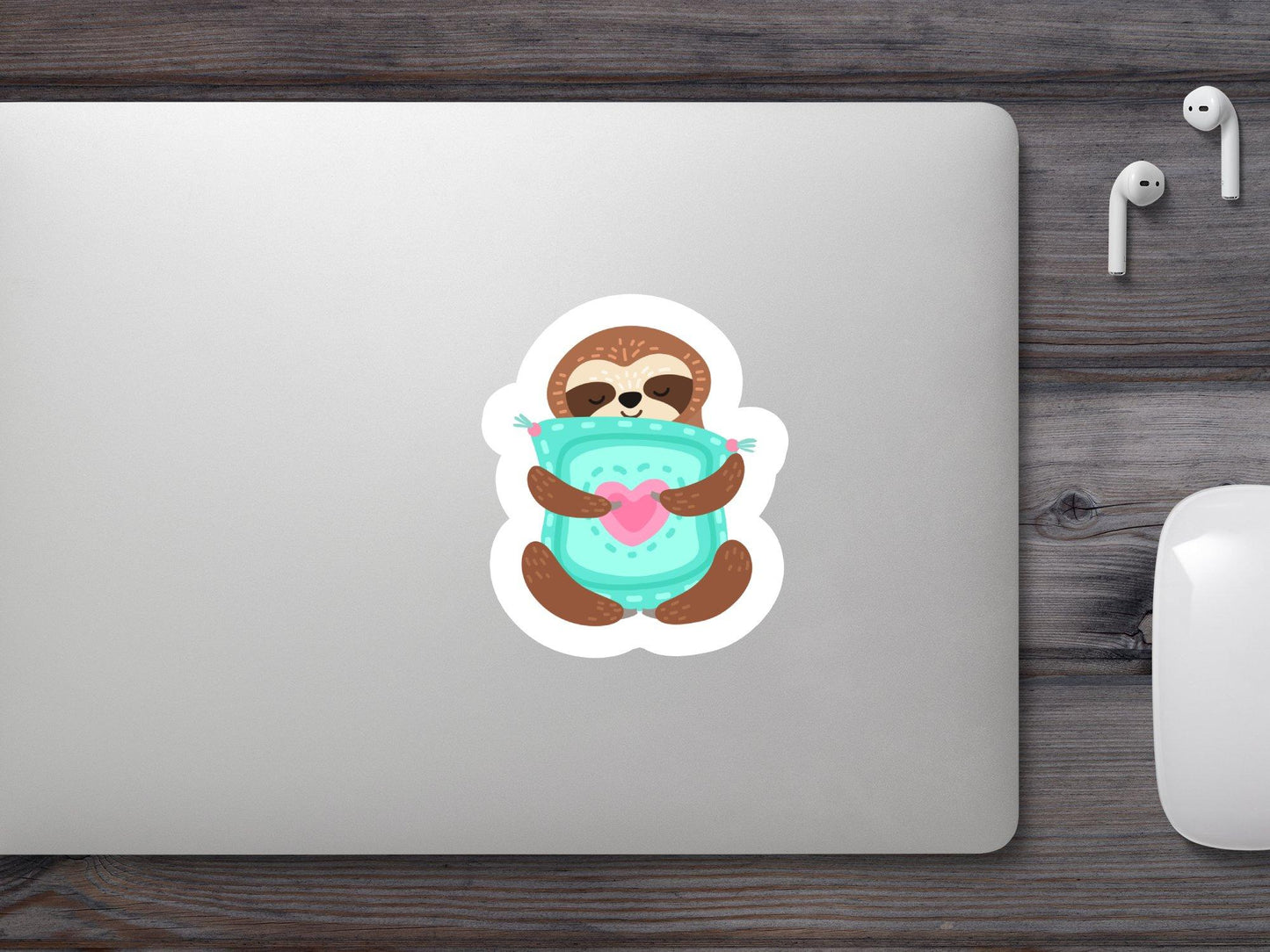 Valentine Sloth Sticker
