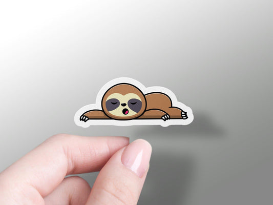 Sleeping Sloth Sticker
