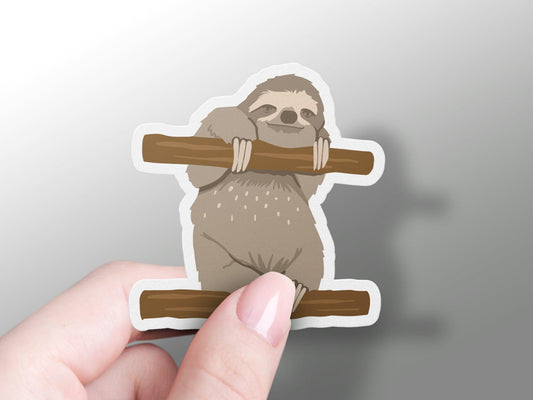 Cute Sloth Hanging Sticker