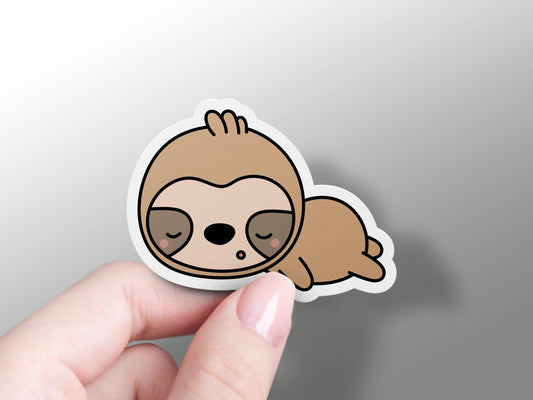 Cute Kawaii Lazy Sloth Sticker