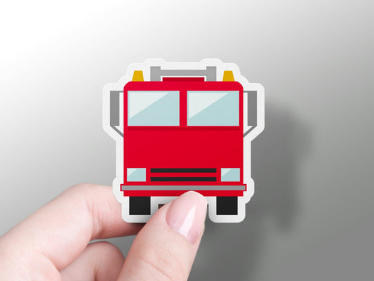 Firetruck Icon Sticker