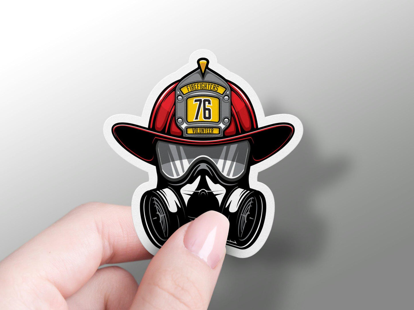 Firefighter Protective Helmet Sticker