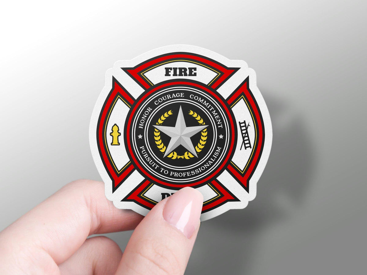 Fire Police Sticker Wholesale Fire Department Sticker – GraffMerch.com