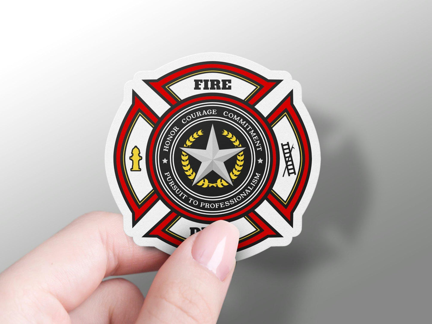Fire Department Sticker