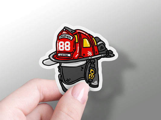 Firefighter Protective Helmet Sticker