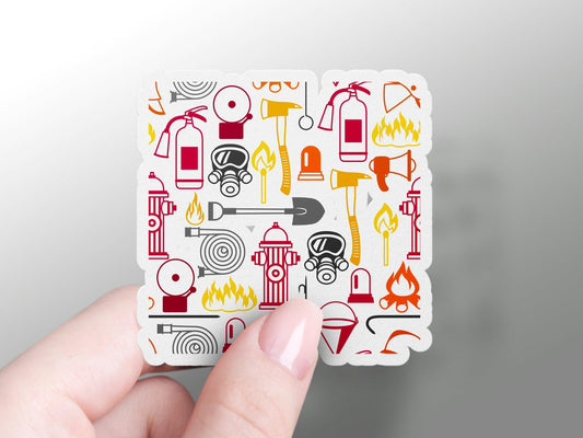 Firefighter Accessories & Gadgets Sticker