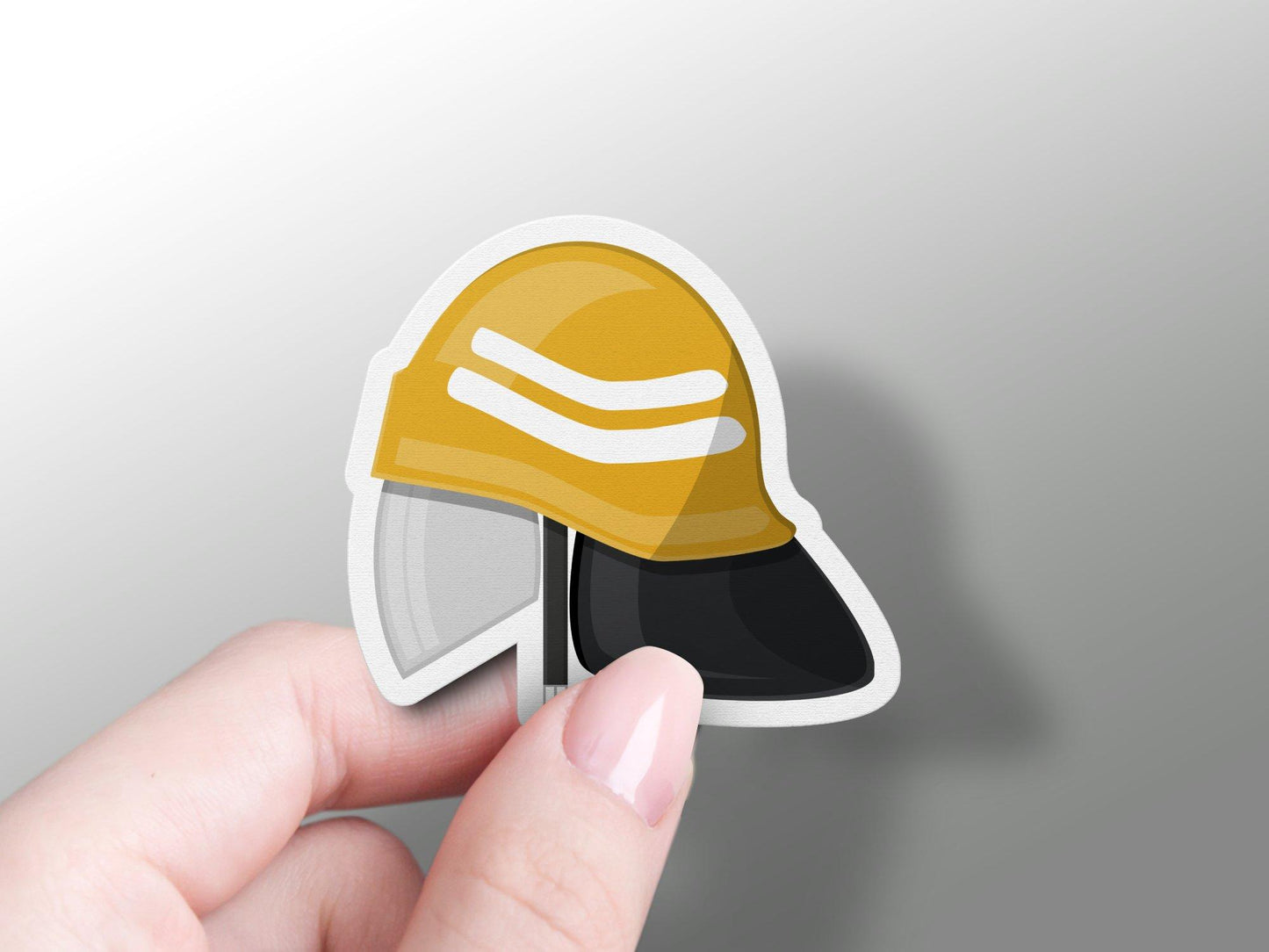 Firefighter Helmet Sticker