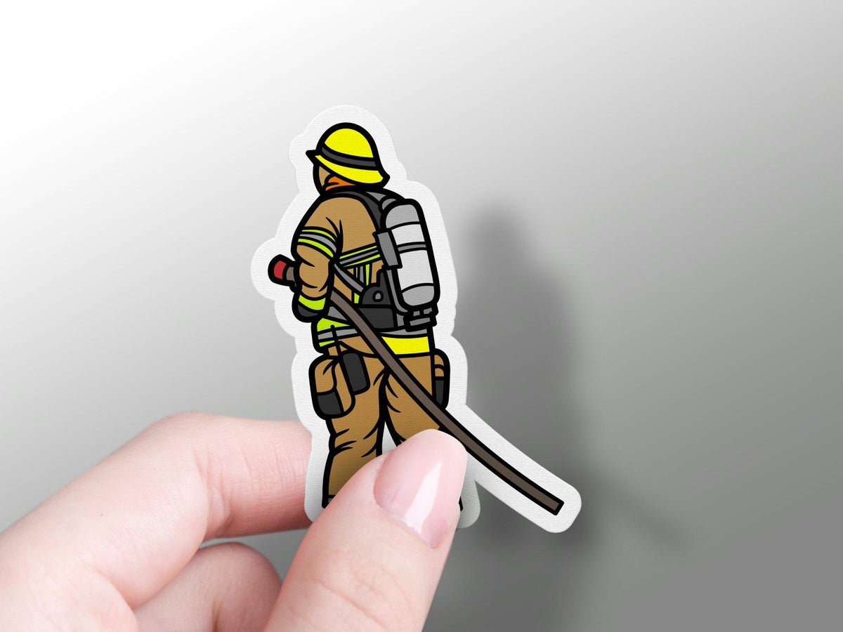 Fireman Stap Sticker Wholesale Firefighter Sticker – GraffMerch.com