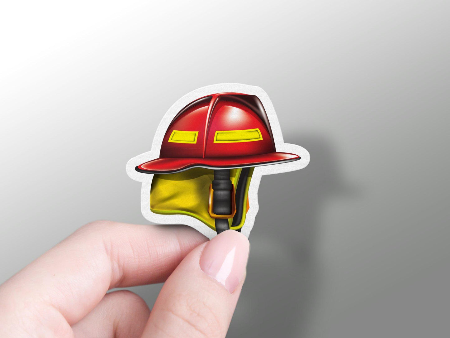 Firefighter Helmet Sticker