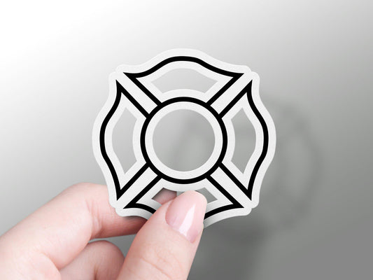 Fire Department Badge Sticker