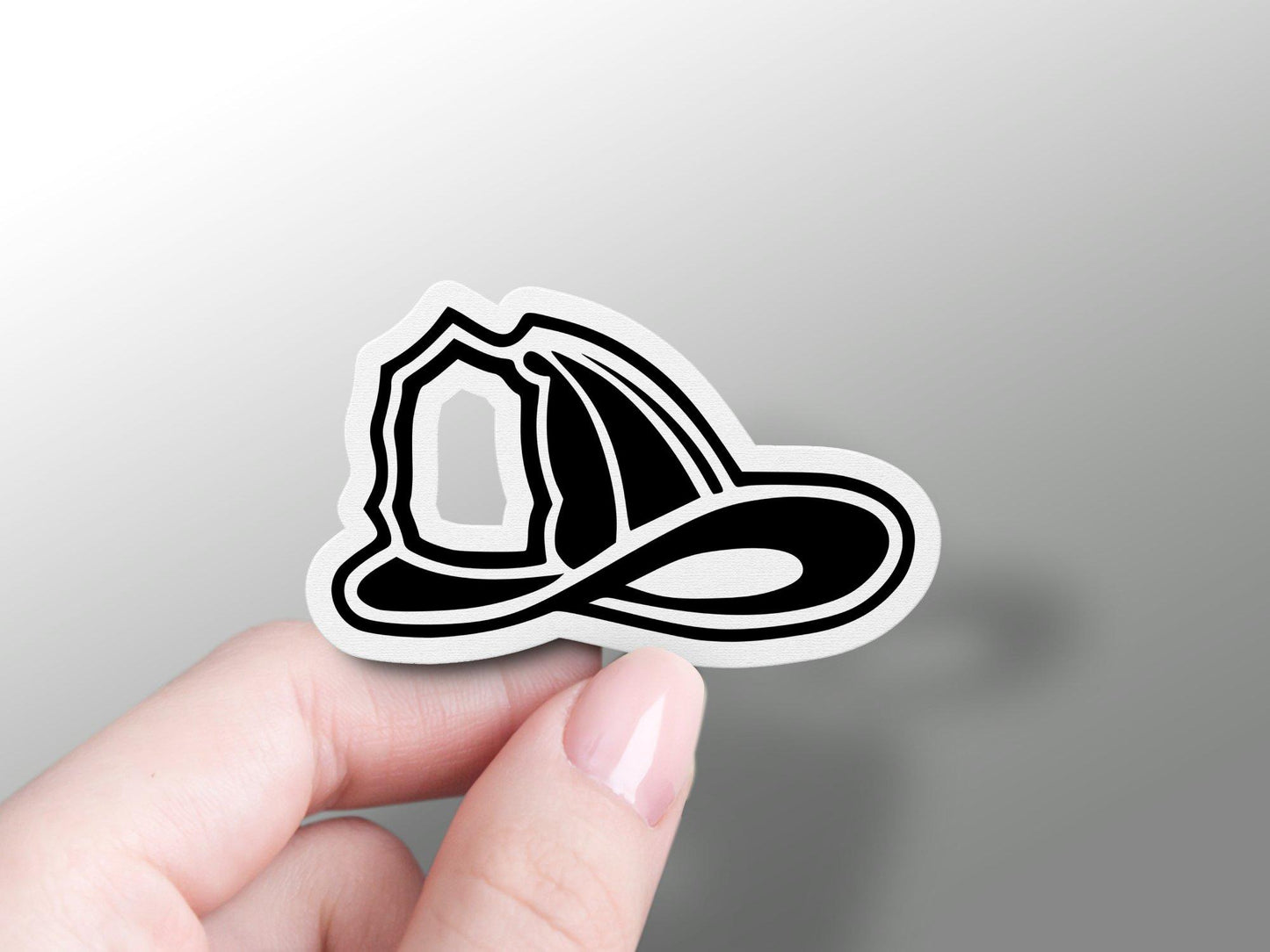 Firemen Hat Sticker