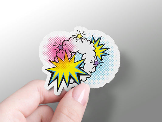 Colorful Pop Art Sticker