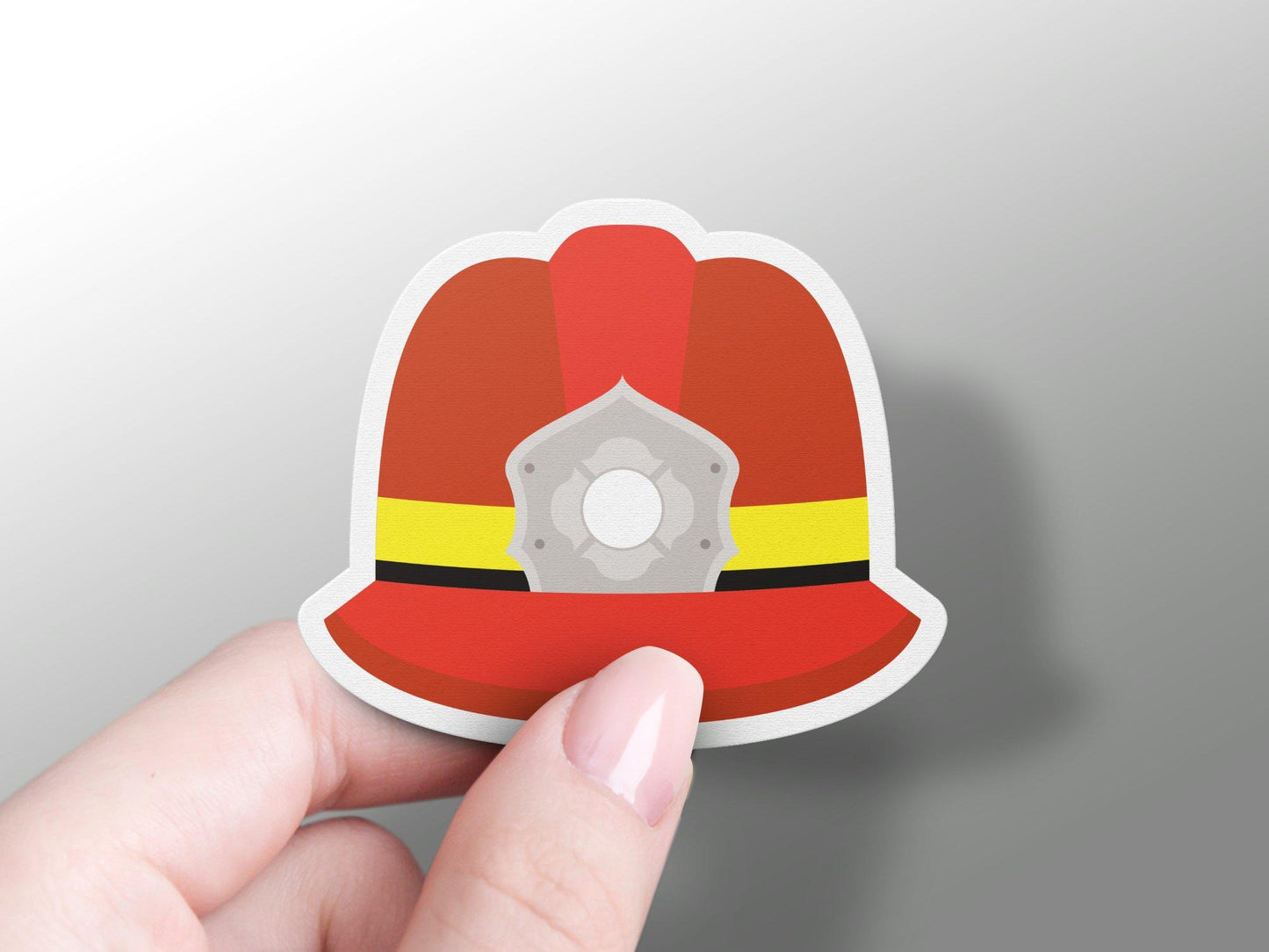 Firefighter Helmet Sticker