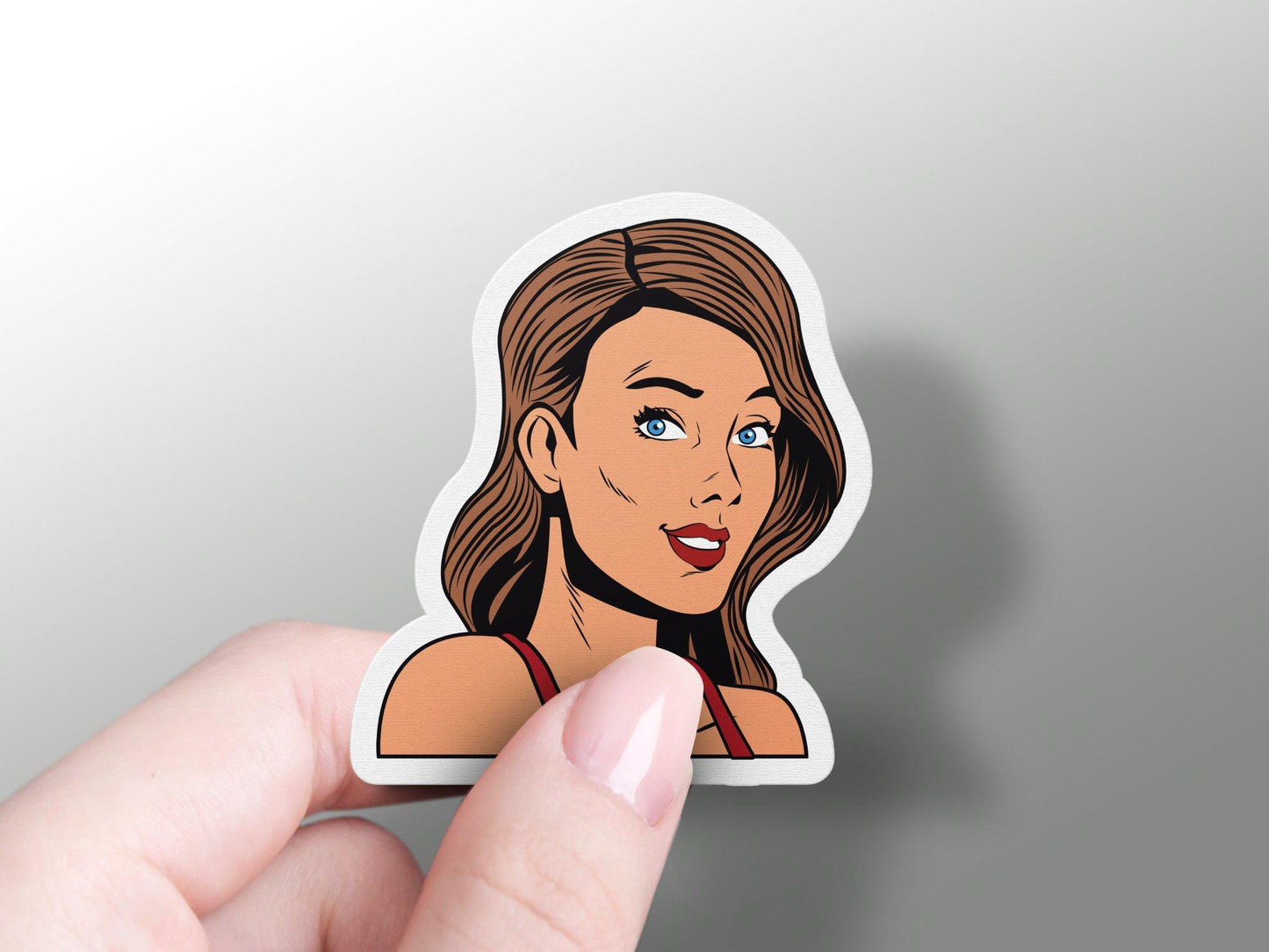 Sexy Mommy Pop Art Sticker