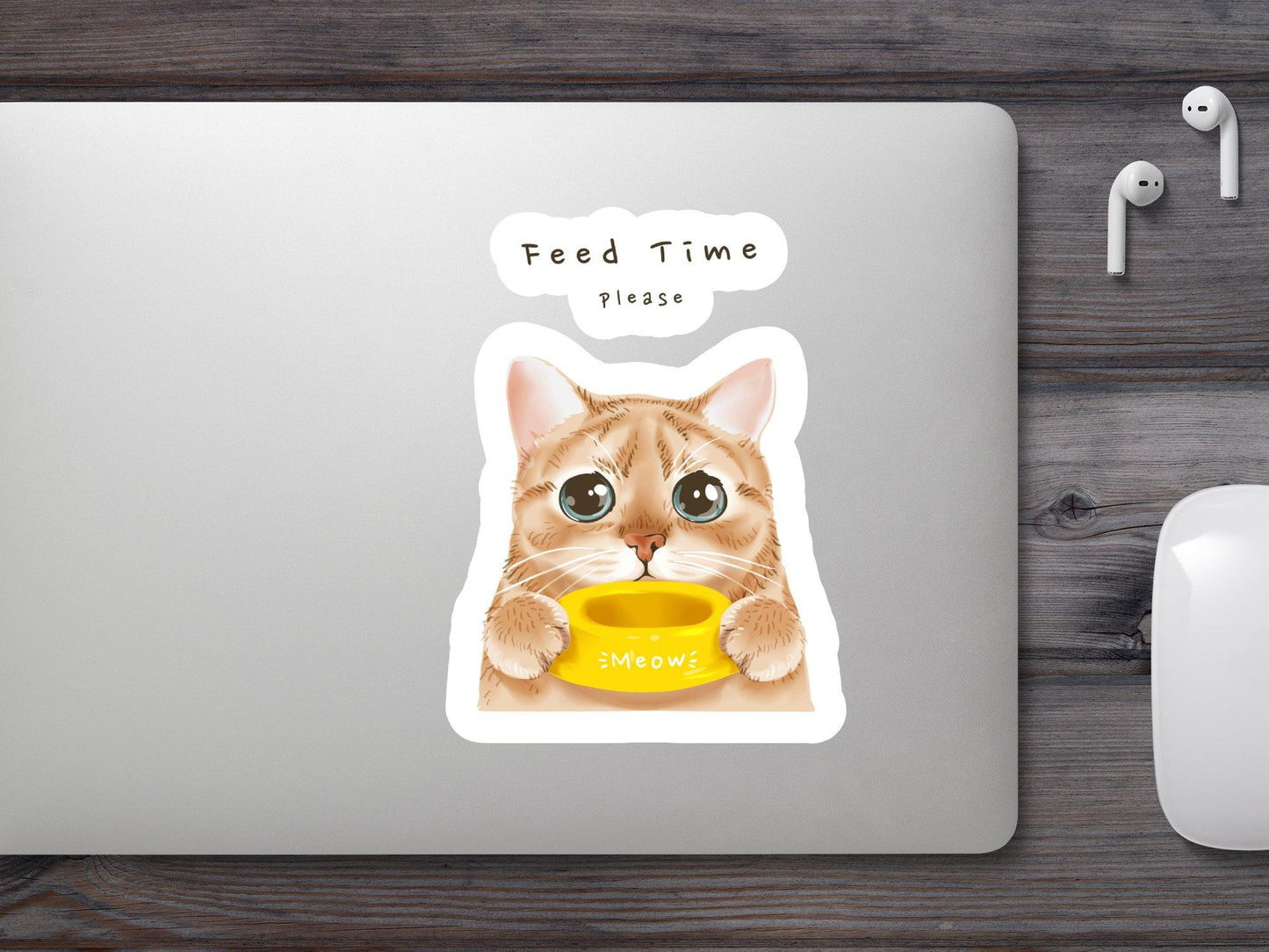 Feed Time Please Sticker