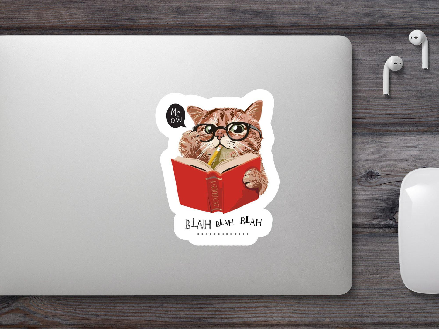 Meow Blah Blah Sticker