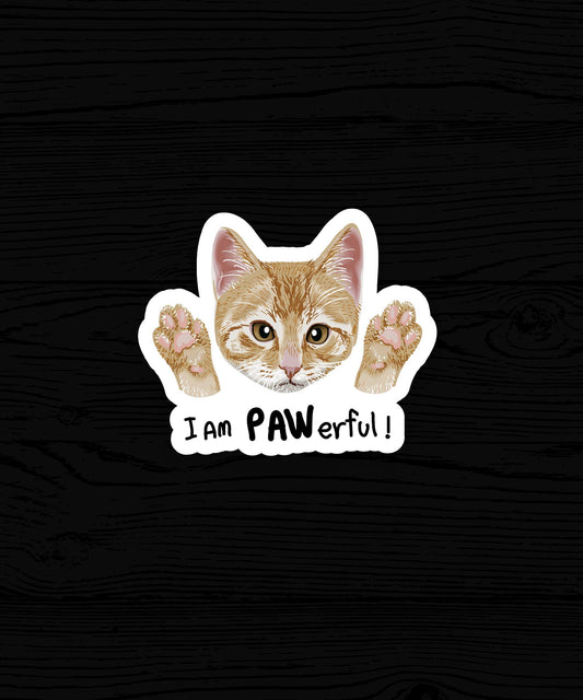 Wholesale I am PAWerful Sticker