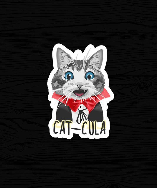 Cat-Cula Sticker